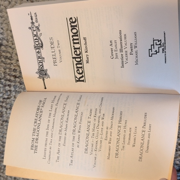 DragonLance Saga Preludes volume 2 Kendermore Paperback Book - Picture 7 of 7